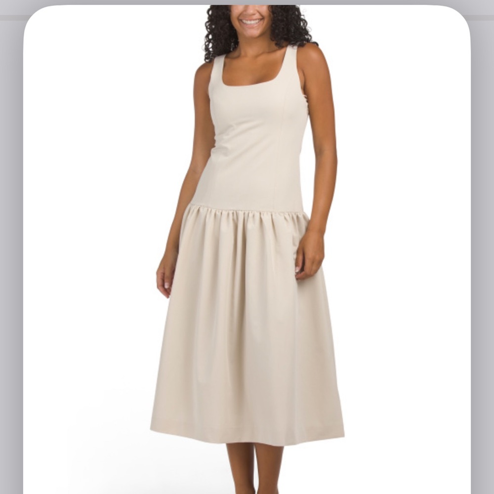 Endless Rose Drop Waist Peplum Midi Dress